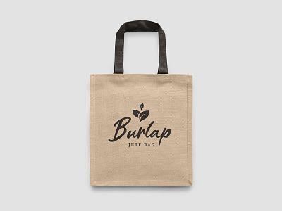 Burlap Jute Bag Mockup bag mockup burlap bag canvas bag craft bag download gift bag jute bag mockup shopping bag