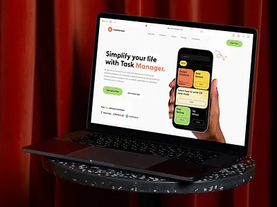 Task Management Website-TaskZing app landing page app website awe productivity project management project manager project tracking saas task task landing page task management task management landing page task management website tracking ui web web3 website