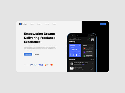 Freelancing website design dashboard app desing freelace app freelance web app deisng graphic design ui