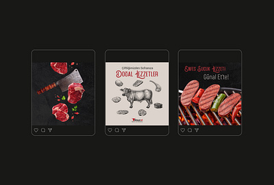 butcher post design beef butcher meat