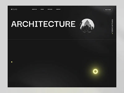 Architectural Tour Website animation architecture branding dashboard design desire agency graphic design homepage illustration landing logo motion motion graphics page tour traveling ui web web design website