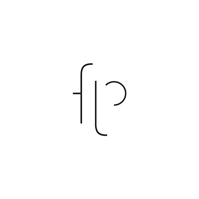 FLP - Monogram branding f graphic design l logo minimal monogram p