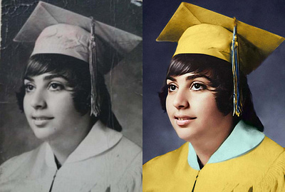 Photo Restoration photo colorization photo editing photo restoration repair photo damage