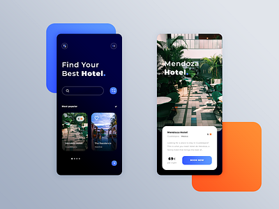 Hotel App amsterdam app application brand branding details hotel filters french graphic design illustrator ai location mobile smartphone montserrat font paris photoshop psd pins map price book now print designer rating feed back search typo typography ui ux designer