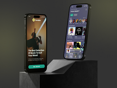 Parable - Mobile App design mobile app music app ui ux