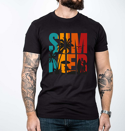 Summer T-Shirt Design clothing custom t shirt custom typography summer summertime t shirt t shirt design trendy t shirt typography