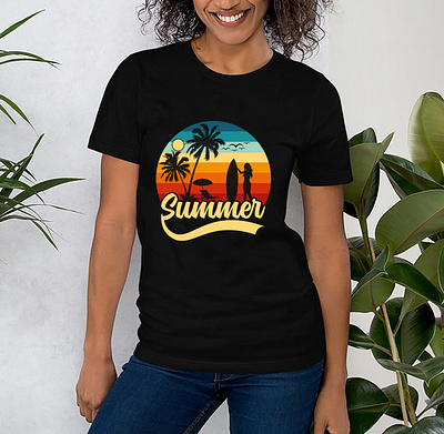 Summer T-Shirt Design clothing custom t shirt custom typography illustration summer summertime summertshirt t shirt t shirt design trendy t shirt typography