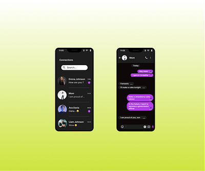 Day 13/100. Daily UI challenge. Direct Messaging adobe appdesign brand chat company design figmna fintech frontend productdesign ui uiux uxdesign uxjobs webdesign