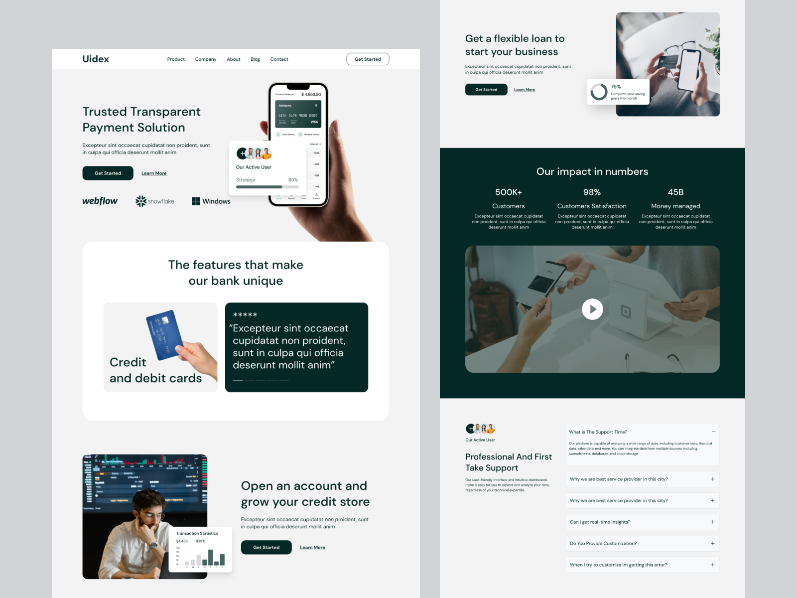 Example of Landing Page Design