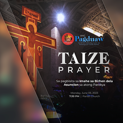 Grand Taize Prayer - Official Poster design graphic design layout poster