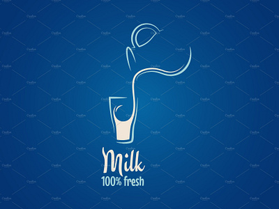 Milk design background. by Pushkarevskyy on Dribbble