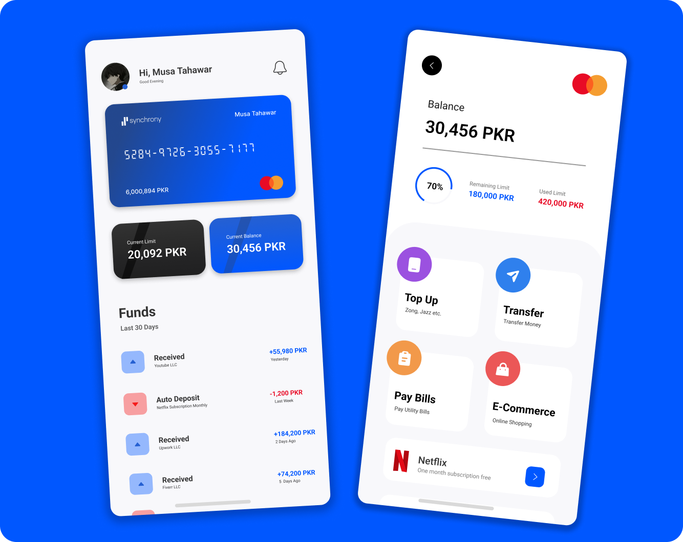 Cash UI App Design by Musa Tahawar on Dribbble