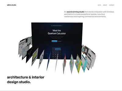 Hero section architecture daily ui dailyui dailyuichallenge design hero section herosection interior design landing page landingpage ui uidesign