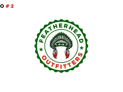 Featherhead Outfitters logo design creative logo fiverr logo logo design logo idea logo maker by fiverr