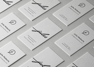 Jules Boutique Business Card branding graphic design logo