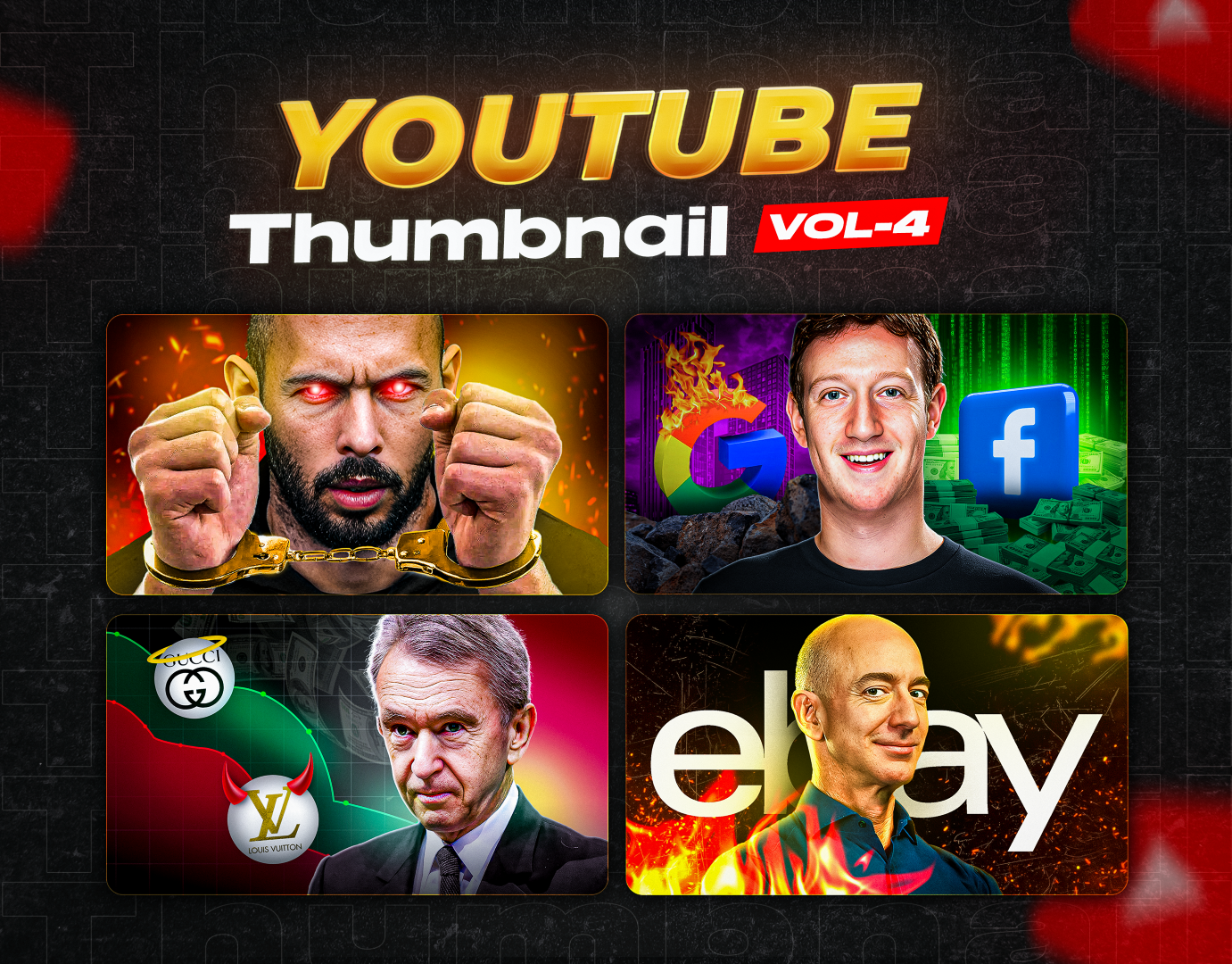 High CTR THUMBNAIL DESIGN banner design gadet banner design instagram post design social media banner design social media banner template social media design social media post design thumbnail design youtube