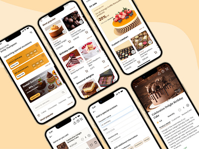 Chocolate & Cakes Delivery app | Mobile app Design app design cake app cake delivery app chocolate app design delivery delivery app delivery app design design food food app food app design ios app ios app design mobile app mobile app design mobile app ui mobile app ui design mobile ui ui uiux