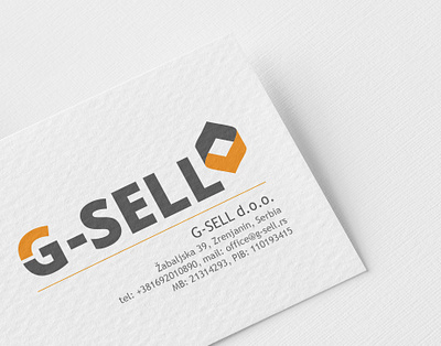 G-Sell Branding branding cards design illustation logo vector