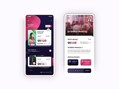 Dribbble Meetup App app application application app brand branding dribbble app free freebies graphic design gratuit free illustrator ai ios android photoshop psd photoshop sd pixel perfact print designer seraphinbrice creativemarket typo typography ui ux designer vectori shapes