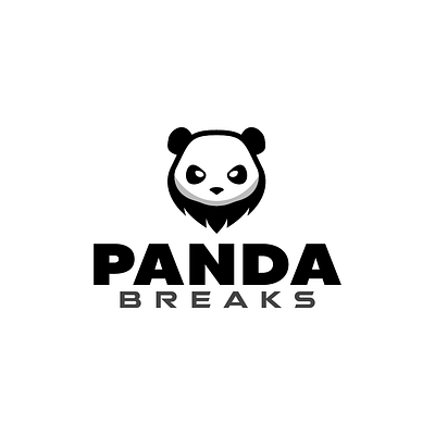 Panda Break logo branding design illustration logo vector