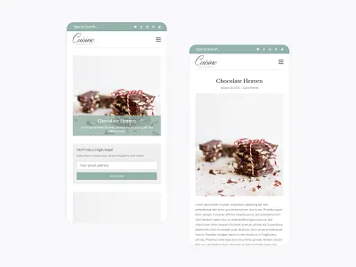 Cuisine - WordPress Blog & Recipe Theme blog food blog graphic design recipe blog ui ux web design website design wordpress wordpress design wordpress template wordpress theme
