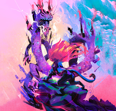 🦁 VS 🐲 battle dragon energy epic. flames illustration lion metamorphosis motivation nietzsche passion versus zarathustra