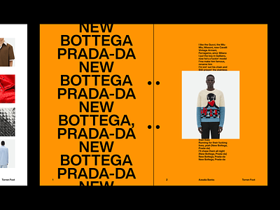 New Bottega art branding design graphic design lyrics magazine music print typography ui ui design