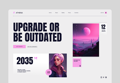 ATHENA Website design branding graphic design logo ui ux web webdesign website