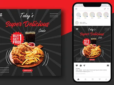 Poster Design For Food Company banner banner for digital marketing banner for restaurant branding design graphic design logo modern banner poster social media poaster