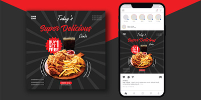 Poster Design For Food Company banner banner for digital marketing banner for restaurant branding design graphic design logo modern banner poster social media poaster