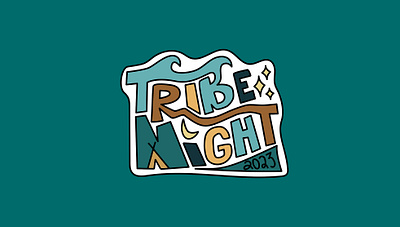 Tribe Night Illustration Youth Ministry Church Design christian christian design church church branding church creative church media custom design custom illustration custom type design event design event graphic graphic design illustration logo student ministry teenagers tribe night youth min youth ministry