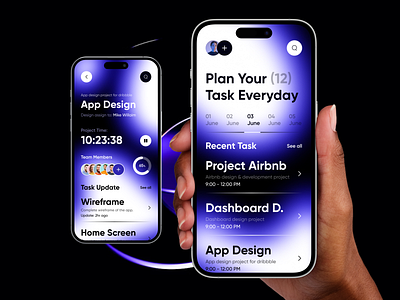Task Manager App app app design awe dashboard ios manager app mobile app productivity project task task app task management task manager task manager app to do to do app worklist
