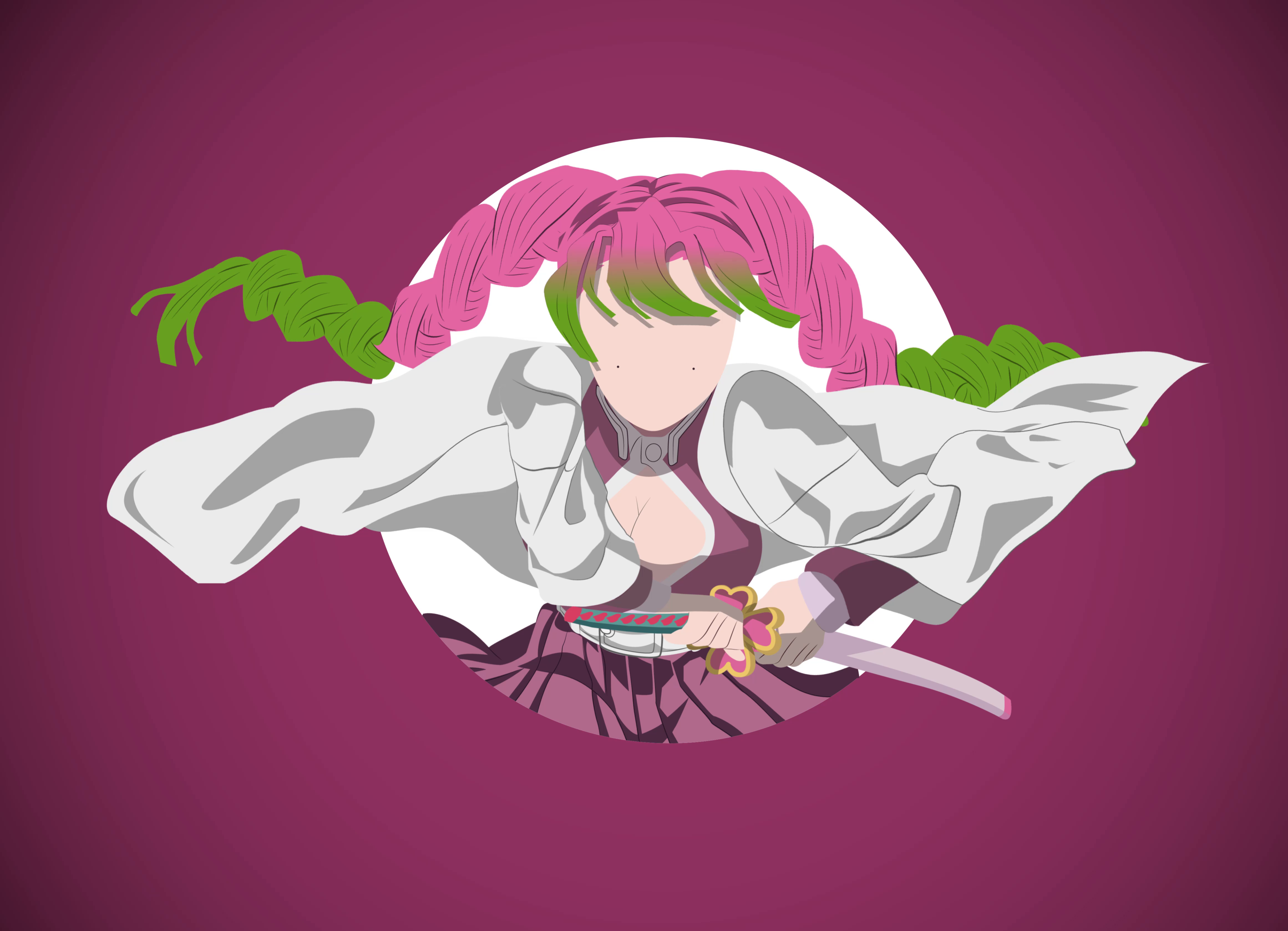 Mitsuri Kanroji (motion) - Minimalist Character Design by Stiibabs on  Dribbble