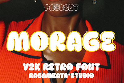 Morage - Y2K Retro Font branding design display elegant fashion font font awesome font collection font family free font graphic design hand lettering handlettering logo sans serif script serif typedesign typeface y2k