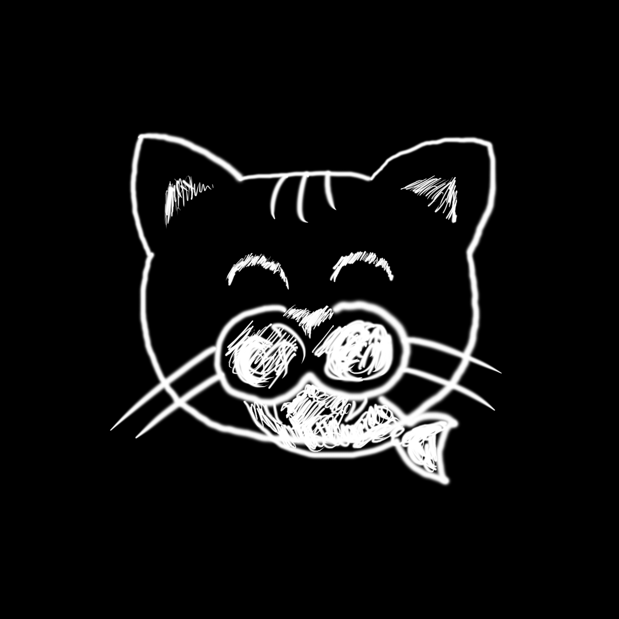 Blue Cat Food A Tasty and Playful Logo for a CatLover's Brand by