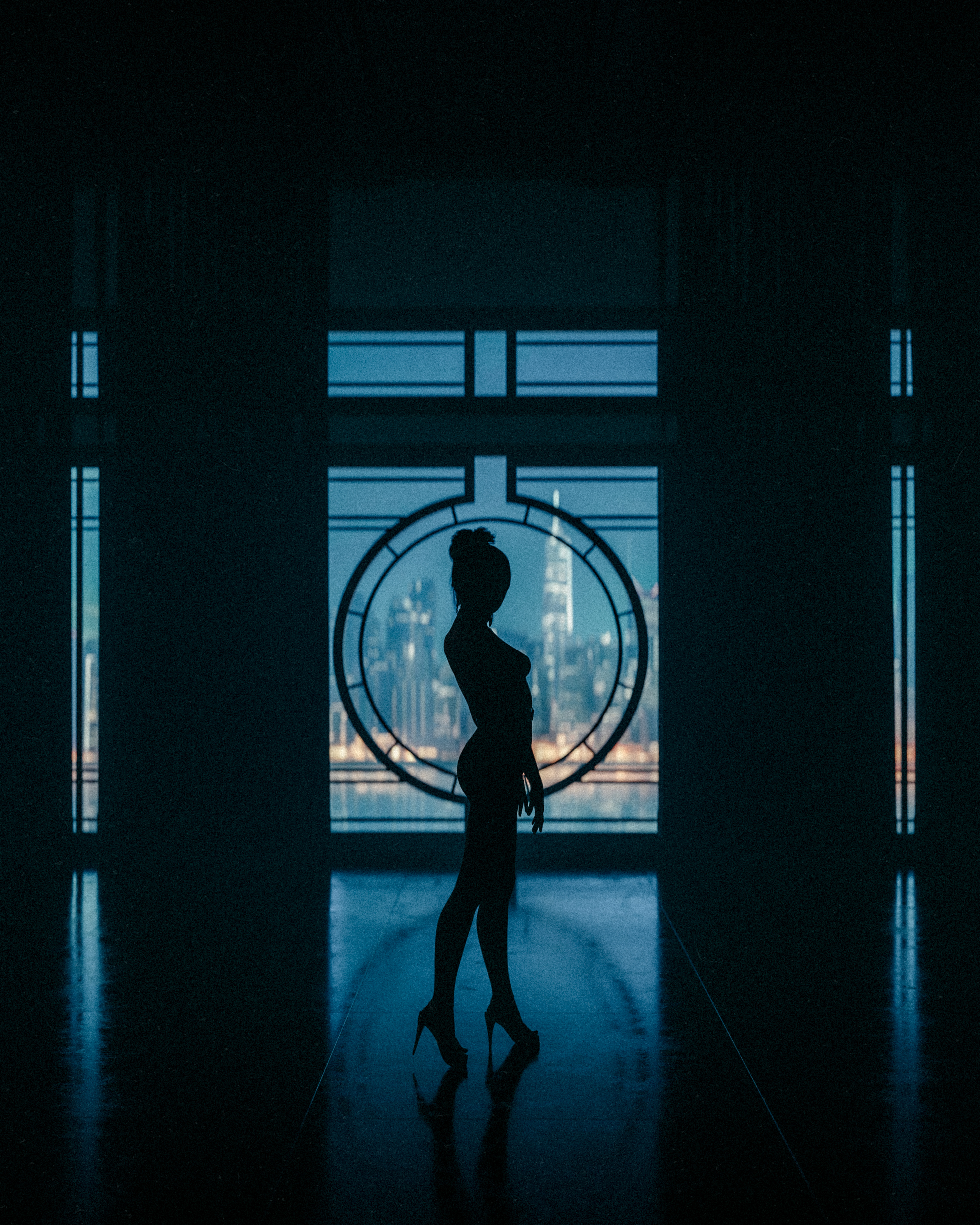 Midnight Star 3d cinema cinematic city dark digital art