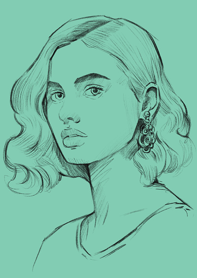 Smooth Sketch character design illustrated illustration illustrator pencil people portrait portrait illustration portraiture procreate sketch sketching smooth woman