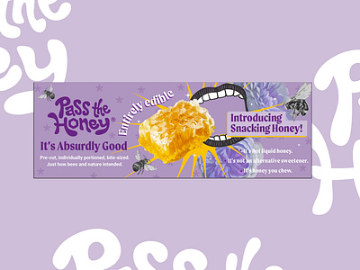 Honey Flyer Ad ad design flyer flyer design graphic design honey print design