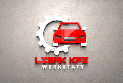 Car workshop logo design sport