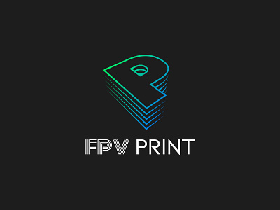 FPV Print - Logo branding graphic design logo