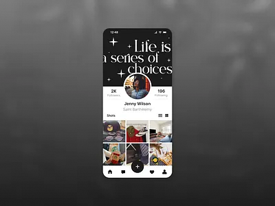 User Profile - #DailyUi 006 app challenge dailyui design profile ui user ux