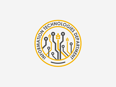 Logo — Information Technologies Department brand branding design flat flatdesign logo logobrand logodesign logotype vector