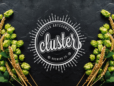 Cluster Beer - Logo beer branding graphic design logo
