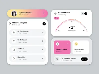 Home Management App app app design apple design branding clean design design discover graphic design home app illustration inspiration logo management mobile tools typography ui ux vector widgets