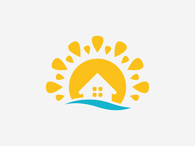 Logo — Mini-hotel «Guest House» flat hotel logo logobrand logodesign logotype mykolaiv odesa ukraine vector