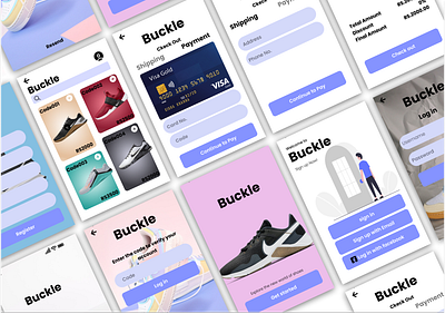 Shoe Store App 01 app branding design graphic design mobile mobile app shoe shopping ui ux