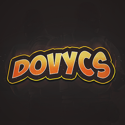 DovyCS logo branding csgo gfx graphic design illustration logo photoshop typography vector