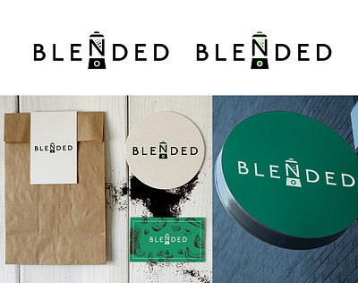 Blended Logo and branding design branding branding design logo