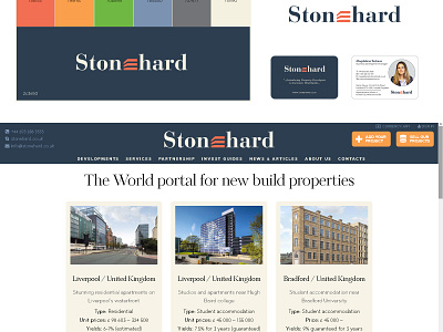 Stonehard logo and branding design branding branding design logo