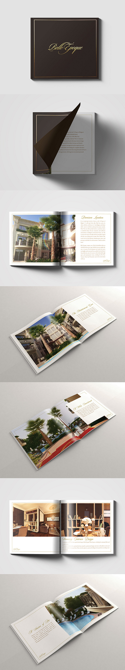 Belle Epoque brochure brochure graphic design print design